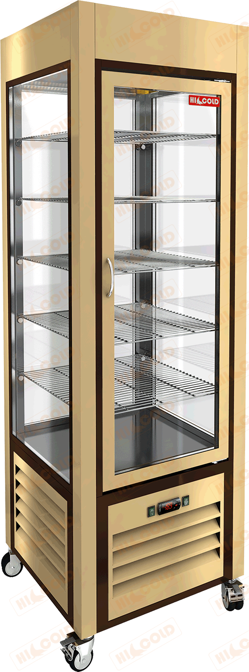 Витрина кондитерская вертикальная HICOLD VRC 350 Beige FR