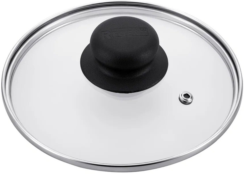 Крышка Regent Inox низкая с пароотводом 16 см 93-LID-03-16