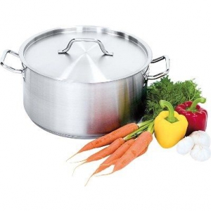 Кастрюля 24,0 л нерж. d=40мм h=20см с крышкой (индукция)MGTender