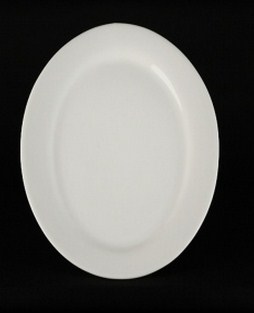 Блюдо овал.14'' (350мм)[ivory LQ-Q035]